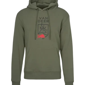 Expresní Doručení Van Deer Logo Hoodie (Zelená) - Mikina s kapucí Endorphin Republic