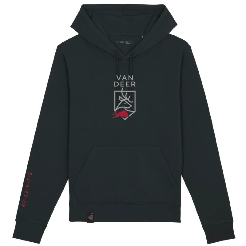 Hit Sezóny VAN DEER Logo Hoody (Černá) - Mikina s kapucí a logem Endorphin Republic