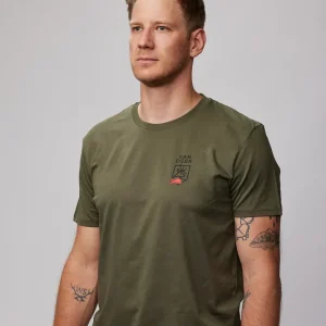 VAN DEER Logo Shirt (Zelená) - Tričko s logem Endorphin Republic Top Prodej