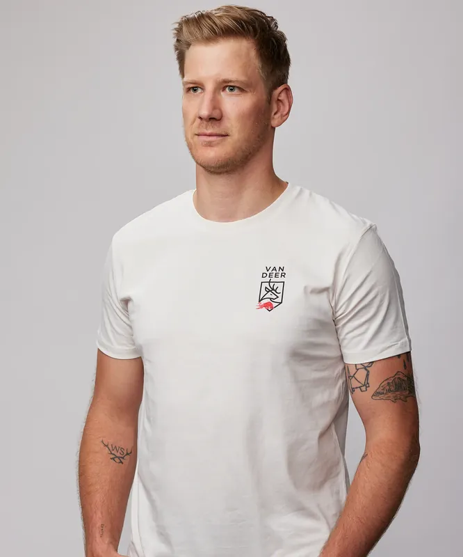 VAN DEER Logo Shirt (Žlutá) - Tričko s logem Endorphin Republic Akční Nabídka