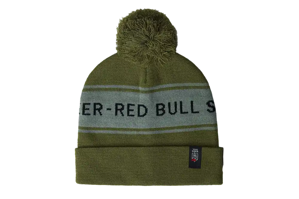 Novinka Van Deer RBS POM Beanie (Zelená) - Čepice s bambulí Endorphin Republic