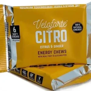 Veloforte Citro Energy Chews - Energetické bonbóny Endorphin Republic Jen Po Omezenou Doba