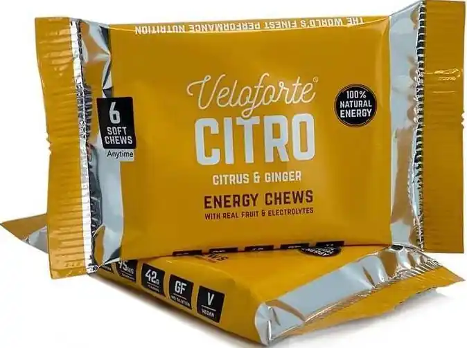 Veloforte Citro Energy Chews - Energetické bonbóny Endorphin Republic Jen Po Omezenou Doba