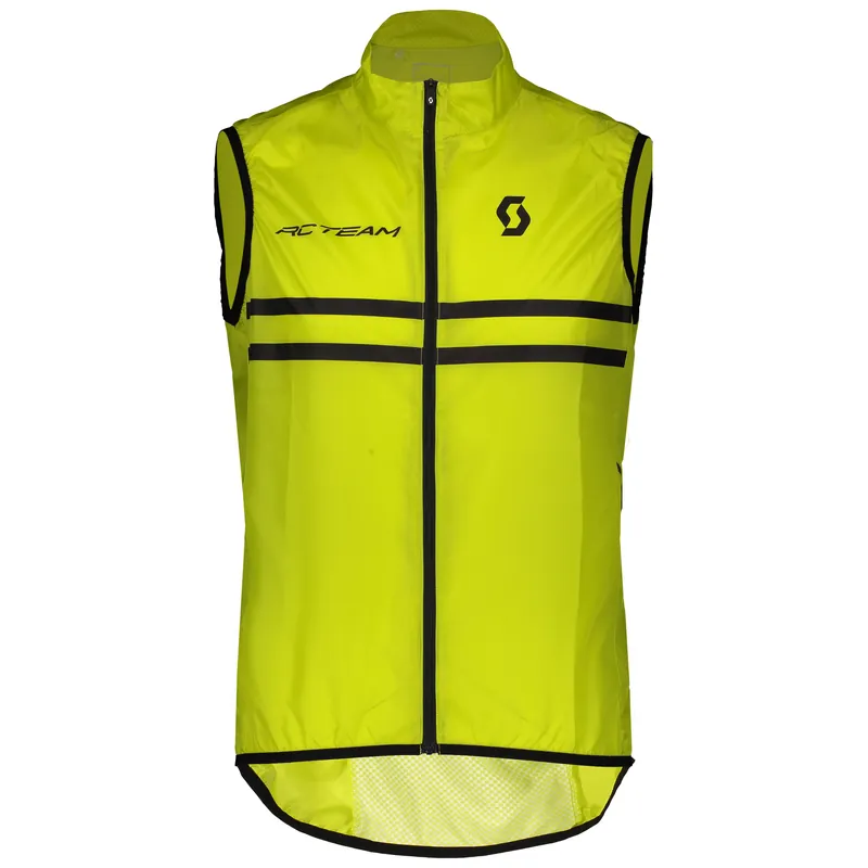 Finální Výprodej SCOTT Vest M‘s RC Team WB (Žlutá) - Pánská cyklistická vesta Endorphin Republic
