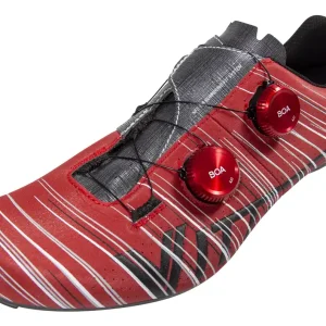 Cenově Výhodný VITTORIA TRETRY REVOLVE CARBON (Červená) - Cyklistické silniční tretry Endorphin Republic