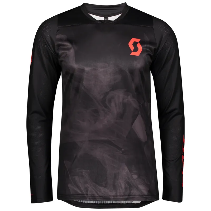 SCOTT Shirt M‘s Trail Progressive l/sl (Černá) - Volný cyklistický dres Endorphin Republic Časově Omezené