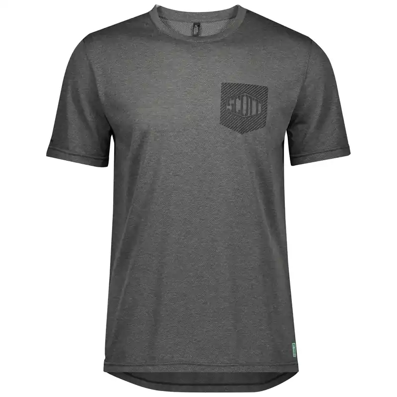 Sleva SCOTT Shirt M‘s Trail Flow DRI s/sl (Šedá) - Pánské cyklistické triko s krátkým rukávem Endorphin Republic
