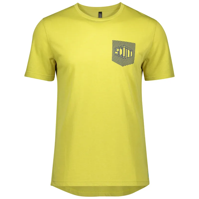 SCOTT Shirt M‘s Trail Flow DRI s/sl (Žlutá) - Pánské cyklistické triko s krátkým rukávem Endorphin Republic Top Prodej