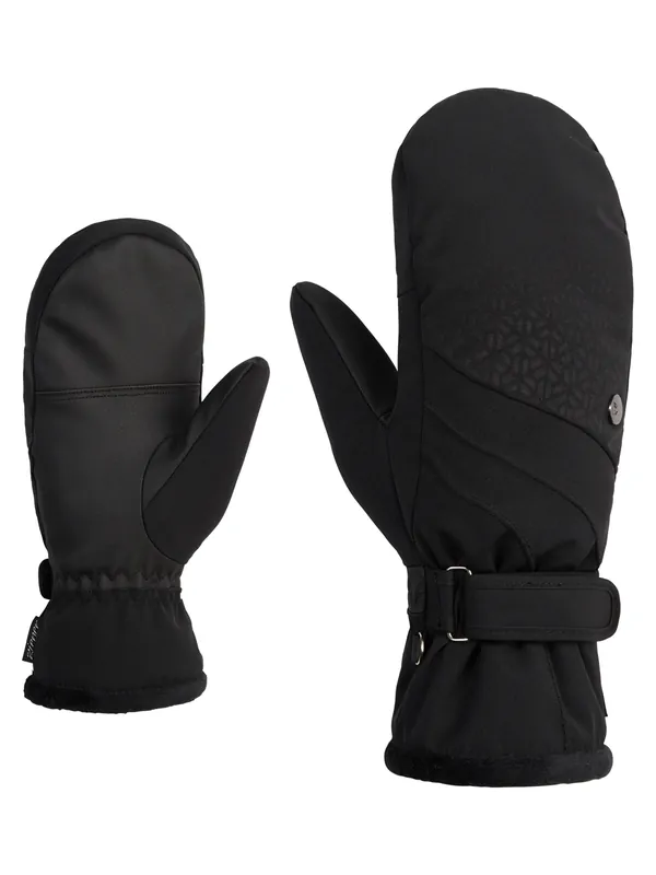 Ziener KASANDRA MITTEN lady glove (Černá) - Dámské lyžařské rukavice Endorphin Republic Novinka