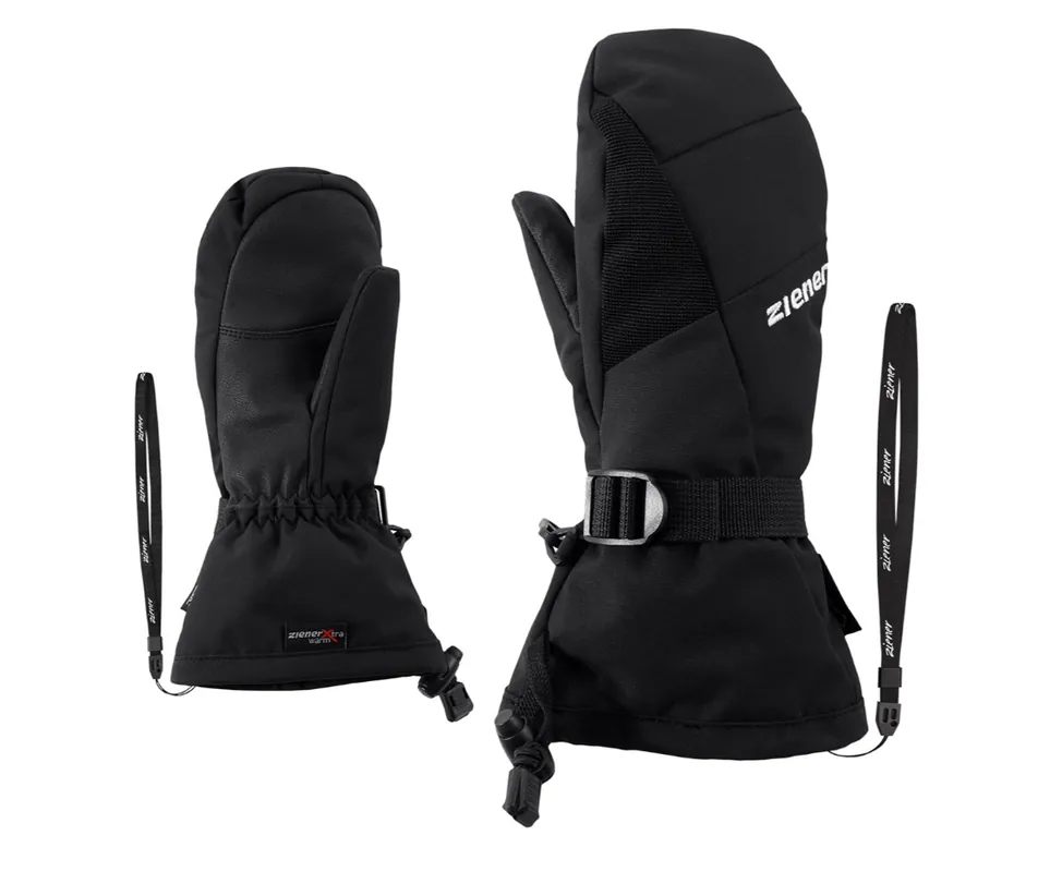 Jen Po Omezenou Doba Ziener LANIC GTX + Gore plus warm MITTEN glove junior (Černá) - Dětské lyžařské rukavice Endorphin Republic