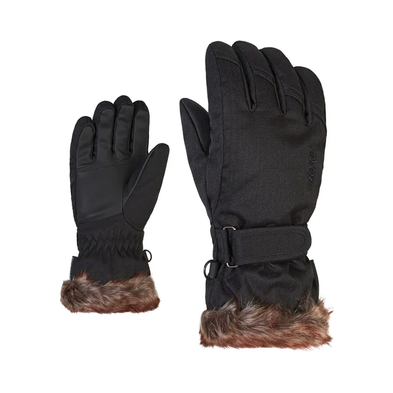 Ziener LIM GIRLS glove junior (Černá) - Dětské lyžařské rukavice Endorphin Republic Finální Výprodej