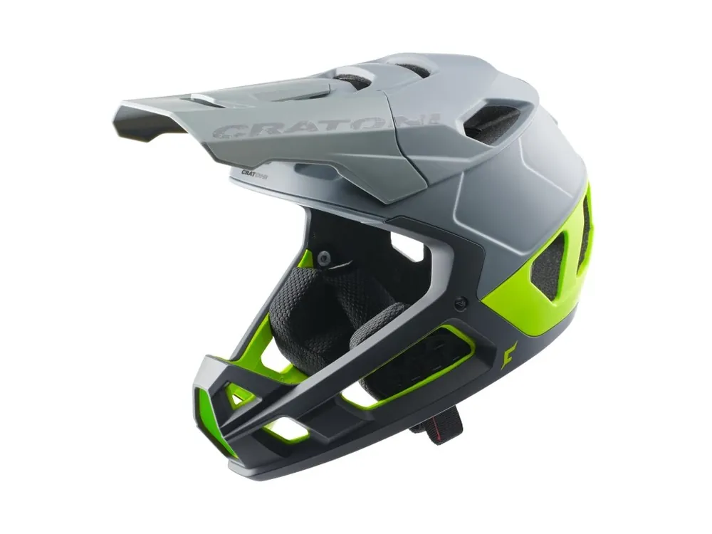 Novinka Helma CRATONI Interceptor 2.0 Grey/Lime Matt