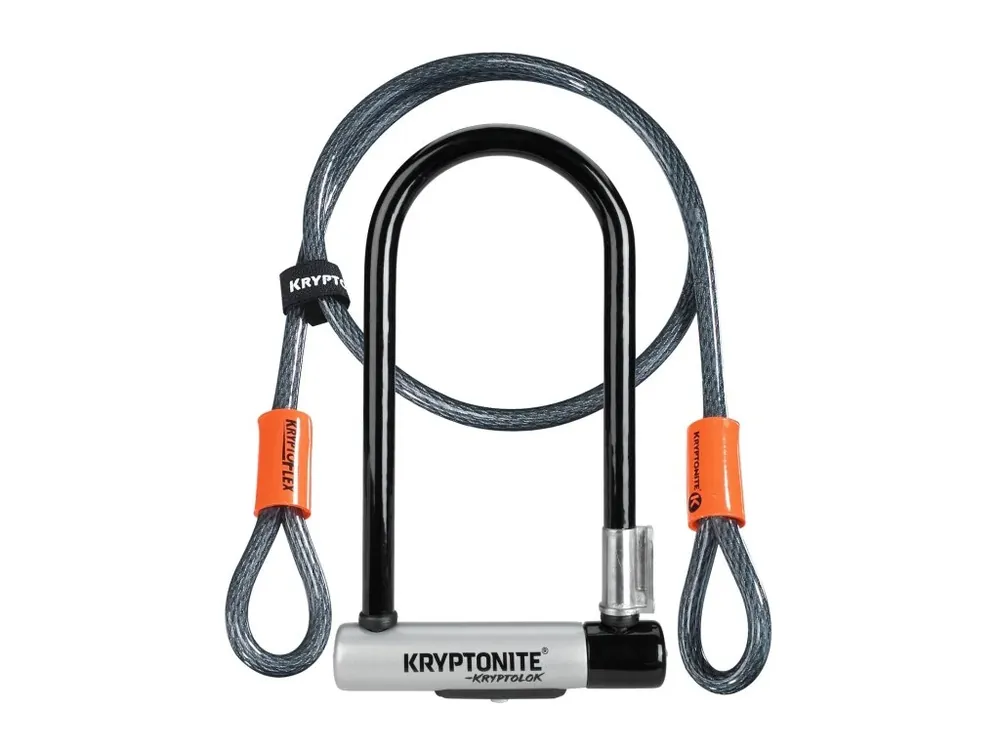 Zámek na klíč KRYPTONITE U Kryptolok Standard + lanko Originální