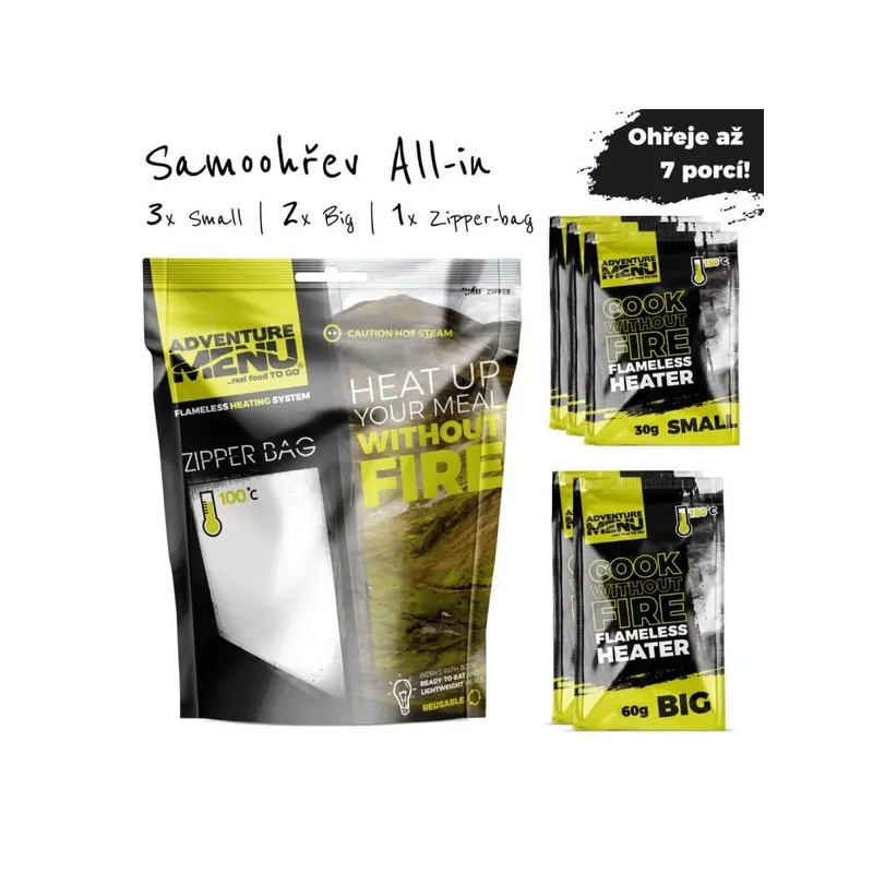 Aktuální Adventure Menu Samoohřev All In One Set Mix