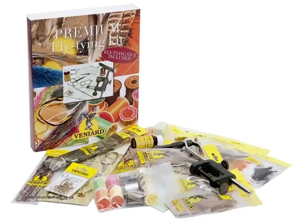Veniard - PREMIUM FLY TYING KIT WITH VICE Pouze Dnes