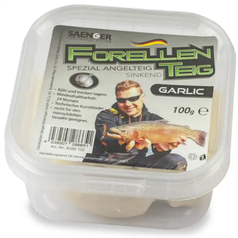 Oblíbený Saenger těsto na pstruhy Garlic