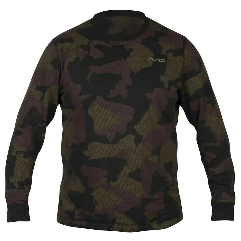Avid Carp Triko s Dlouhým Rukávem Distortion Camo Lite T-Shirt Long Sleeve AKCE Levný