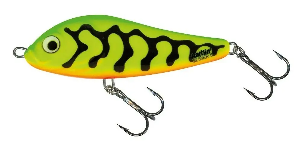 Salmo Wobler Rattlin´ Slider Floating 8cm Green Tiger Poslední Šance