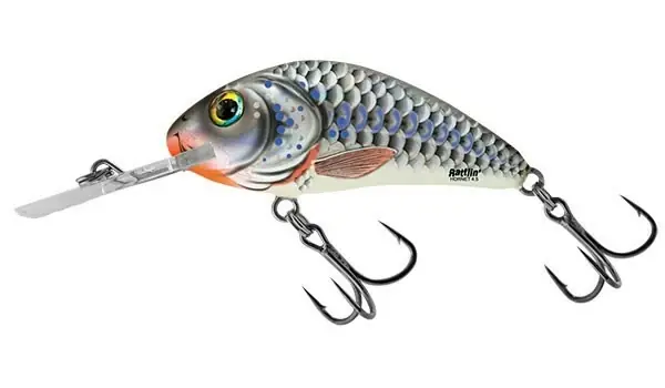 Salmo Wobler Rattlin´ Hornet Floating 3,5cm 3,1g Silver Holographic Shad Ověřený