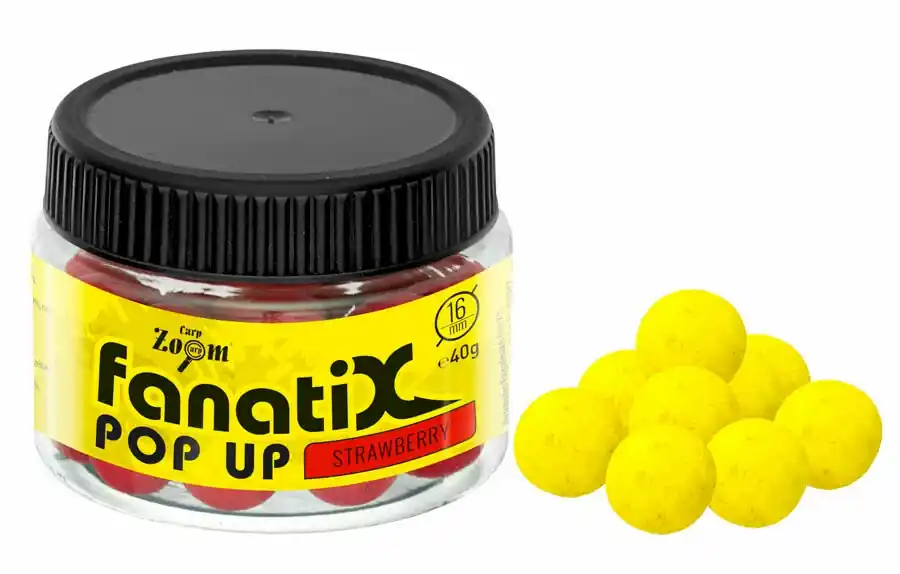 Cenový Hit Carp Zoom Fanati-X Pop Up Boilies - 40 g/16 mm/Ananas-Oliheň
