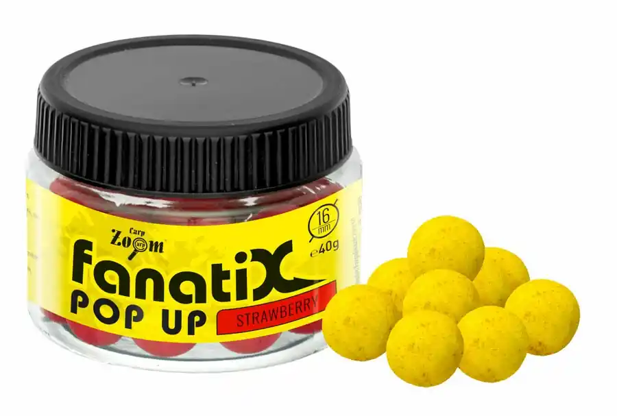 Víkendová Akce Carp Zoom Fanati-X Pop Up Boilies - 40 g/16 mm/Skopex-Tygří ořech