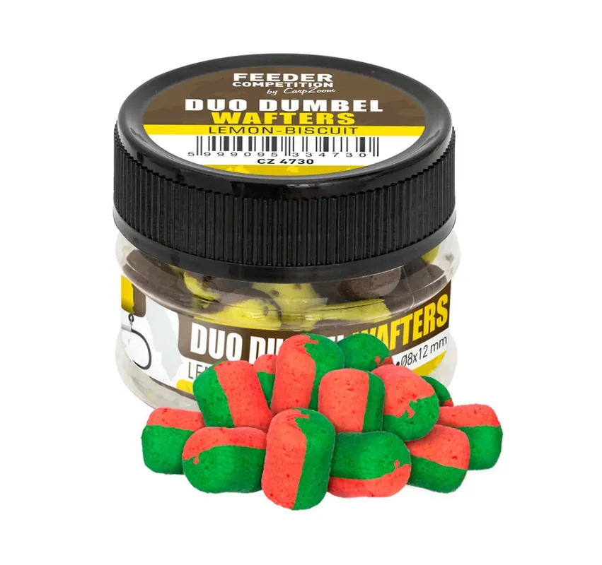 Carp Zoom Duo Dumbels Wafters - 15 g/8x12 mm/Česnek-Šunka Nakupujte Hned