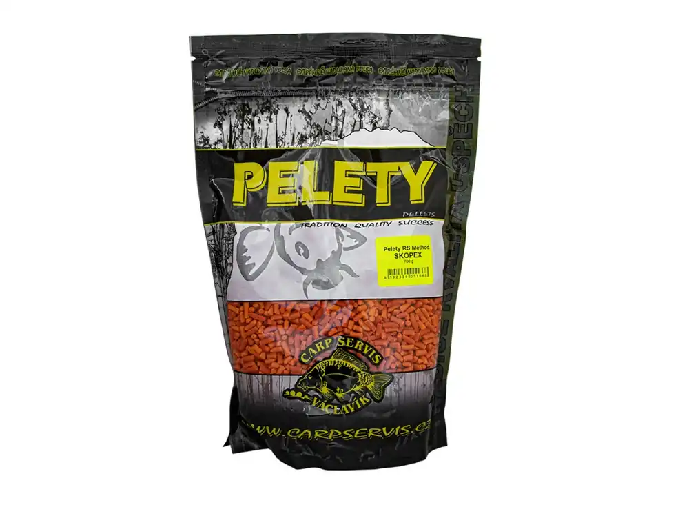 Autentický CARP SERVIS VÁCLAVÍK Pelety RS Method - 700 g/Skopex