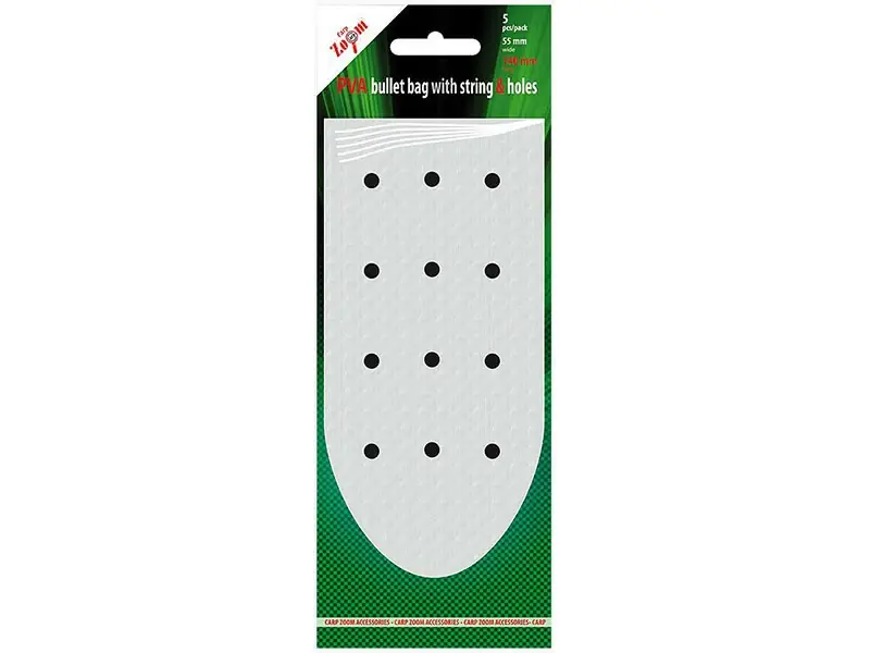 Vrácení Zdarma Carp Zoom PVA sáčky s otvory - 55 x 140 mm/5 ks