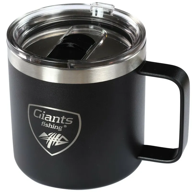 Giants fishing Nerezový thermo hrnek Black Stainless 400ml Sleva