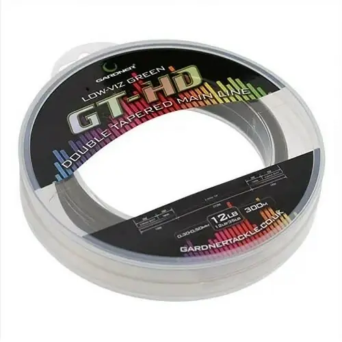 Speciální Cena Gardner ujímaný vlasec GT-HD Tapered Main Line 15 lb 0,33 mm