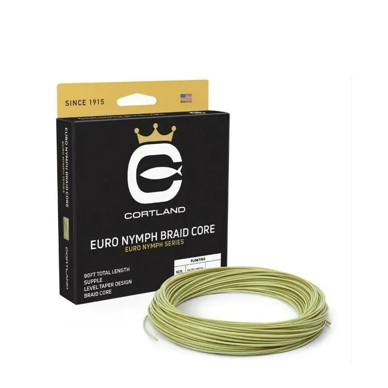 Cortland muškařská šnůra Euro Nymph Braid Core .022 Freshwater Sleva