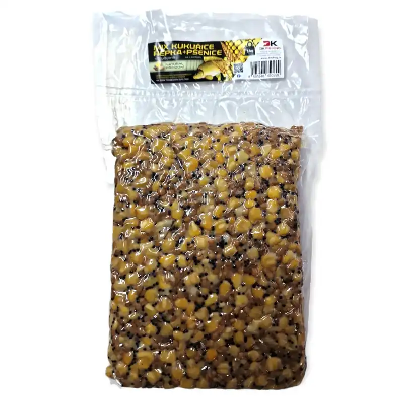 DK Fishing Kukuřice řepka pšenice 1kg Finální Výprodej