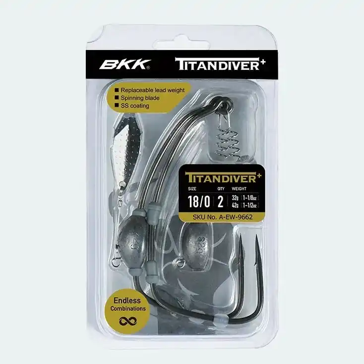 Nízká Cena BKK Háček Titan DiverPlus Velikost 14/0 2ks