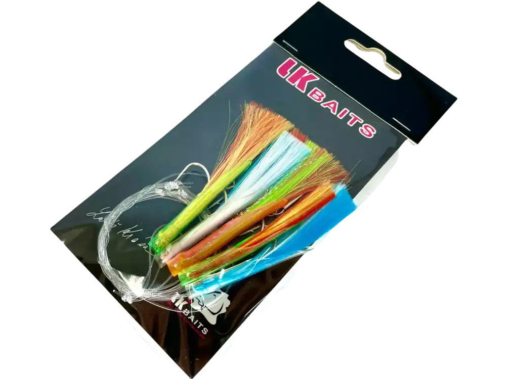 LK Baits Návazec na moře s peřím 1/0 0,60/0,45mm Multicolor Nejprodávanější