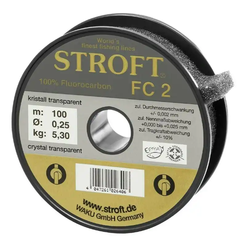 STROFT Fluorcarbon FC2 0,60mm/50m 22kg VÝPRODEJ Cenová Bomba