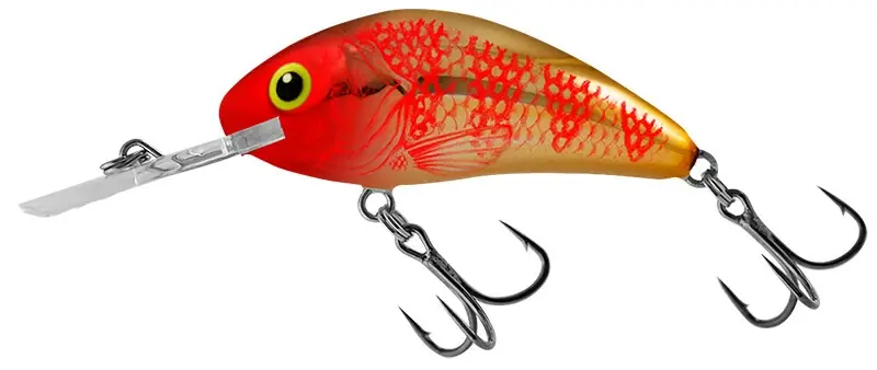 Salmo wobler Rattlin‘ Hornet 3.5CM Golden Red Head Víkendová Akce