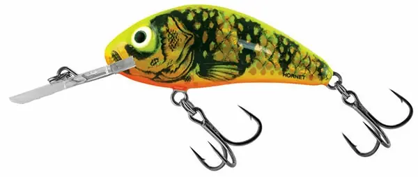Horká Nabídka Salmo wobler Rattlin‘ Hornet 3.5CM Gold Fluo Perch