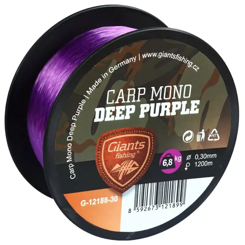Giants fishing Vlasec Carp Mono Deep Purple Časově Omezené