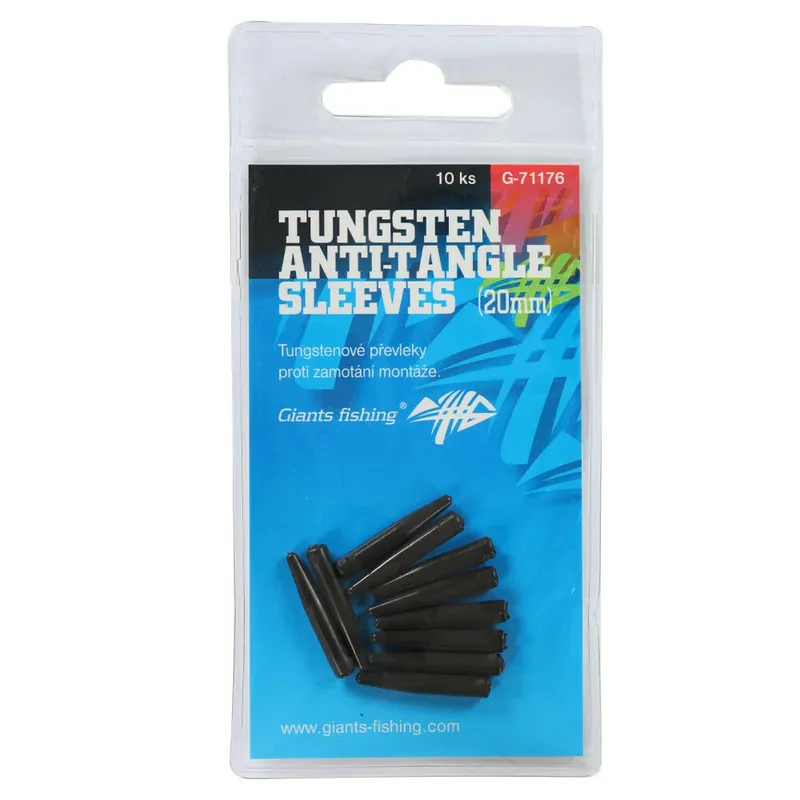 Giants fishing Převleky proti zamotání Tungsten Anti-Tangle Sleeves 20mm/10ks Oblíbený