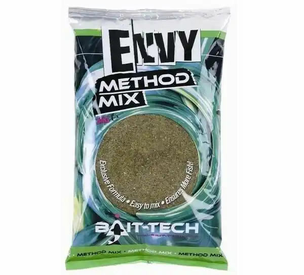 Bait-Tech Krmítková směs Envy Method Mix Green 2 kg Levný