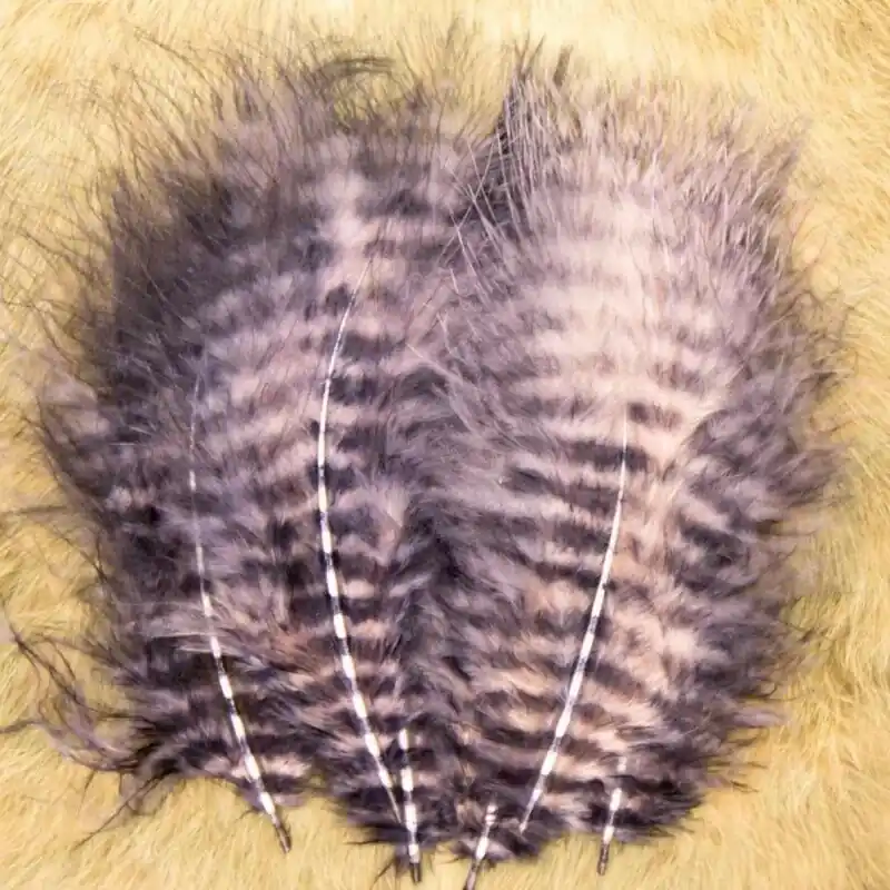 Nízká Cena Hends GRIZZLY MARABOU - béžová/černě pruhovaná