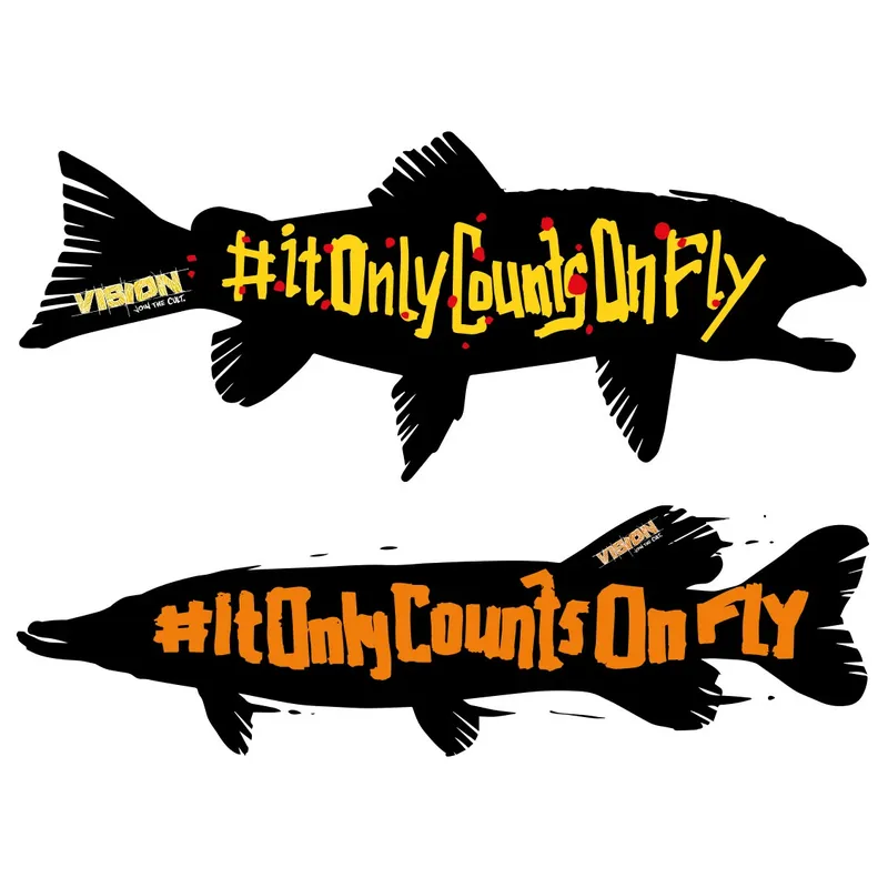 VISION samolepka It only Counts Double Sticker 15,3cm Levný