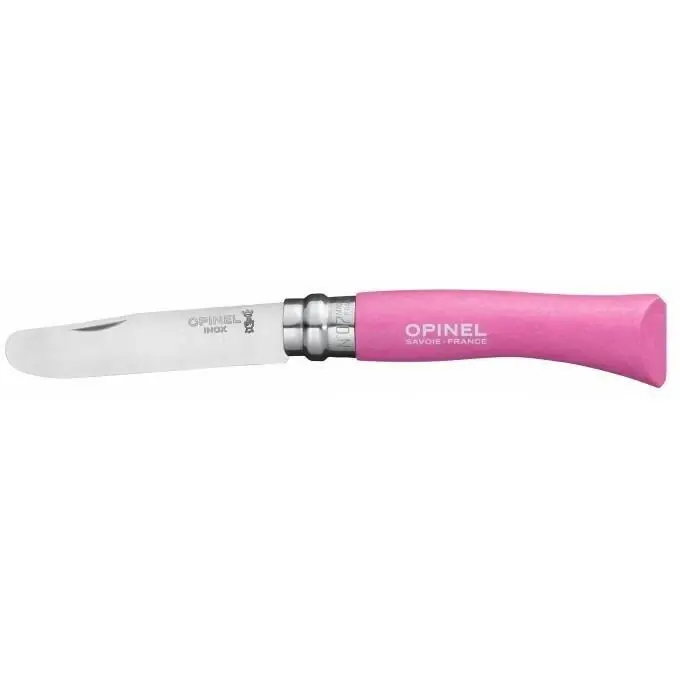 OPINEL dětský nůž VRI INOX No.07 HABR RŮŽOVÝ Nejlepší Volba