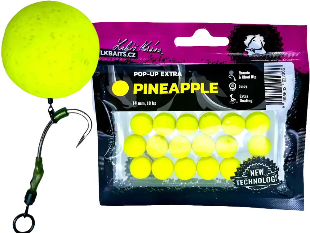 LK Baits Pop-up Extra Pineapple 18mm, 14ks Přímo Od Výrobce