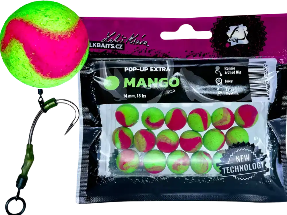 LK Baits Pop-up Extra Mango 18mm, 14ks Speciální Cena