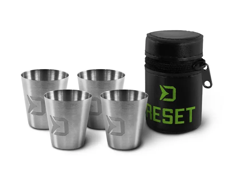 Set nerezových pohárků Delphin RESET 4v1 Nejlepší Volba
