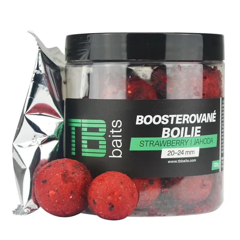 TB Baits Boosterované Boilie Strawberry 120 g 20-24 mm Nakupujte Hned