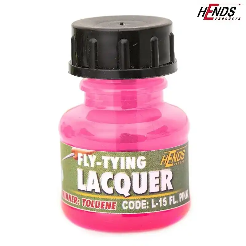 HENDS Lak FLY TYING LACQUER - RŮŽOVÁ SIGNÁLNÍ Nejlepší Cena