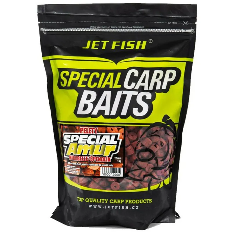 JET FISH Special amur pelety 1kg MIRABELLE/ŠPENDLÍK Sezónní Sleva