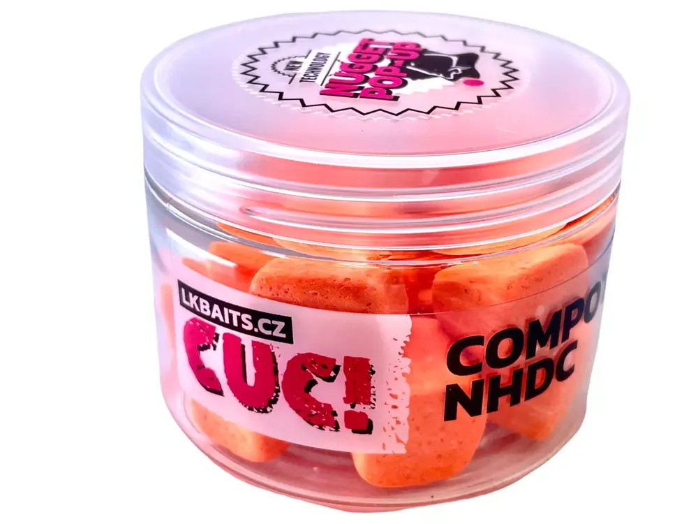 Hit Sezóny LK Baits CUC! Nugget POP-UP Fluoro Compot NHDC 17 mm, 150ml
